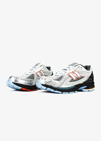 Серые всесезонные кроссовки мужские и женские new balance 1906r gray white black | нью беланс 1906r серые белые черные No Brand