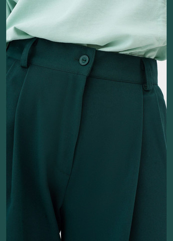 Зеленые кэжуал демисезонные палаццо брюки Garne