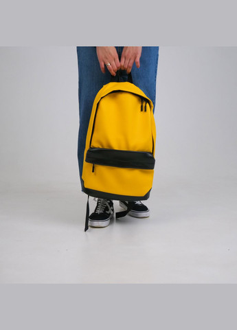 Универсальный рюкзак в удобном размере в экокожи, желтый цвет ToBeYou City (293247136)