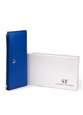 Горизонтальный тонкий кошелек из кожи унисекс 19329 st leather (329146433)