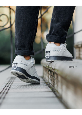 Серые демисезонные кроссовки мужские step city grey No Brand