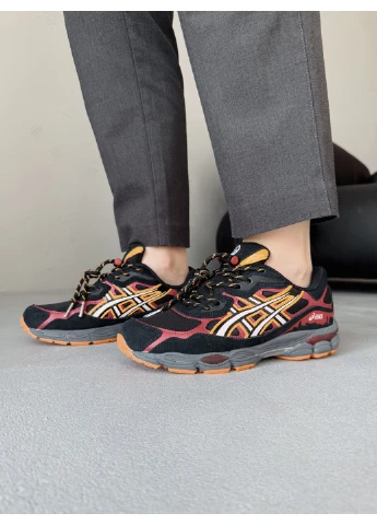 Цветные демисезонные gel-nyc x naruto shippuden black/orange/red Asics 150965