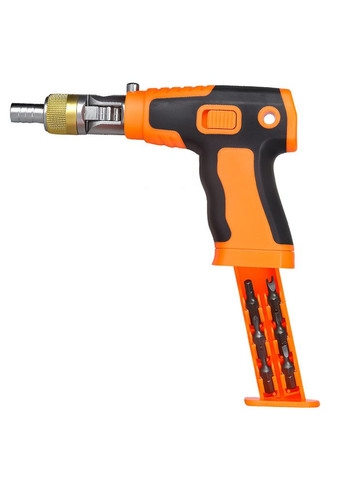 Отвертка с храповым механизмом + 14 битов, 2882A/Рабовая отвертка с трещоткой/Отвертка с сменными насадками Triangle (367060176)