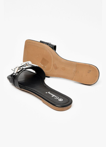 Шльопанці жіночі чорного кольору Let's Shop (317861371)