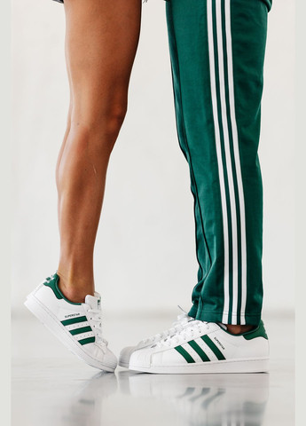 Кроссовки женские Adidas Superstar white | Адидас Суперстар белые No Brand белые демисезоны (315483035)