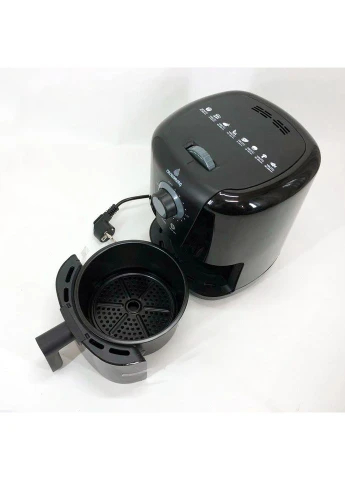 Фритюрниця для дому з таймером CB-5541 на 1.5 л безмасляна фритюрниця 1200 Вт AX-78 Crownberg (377480165)