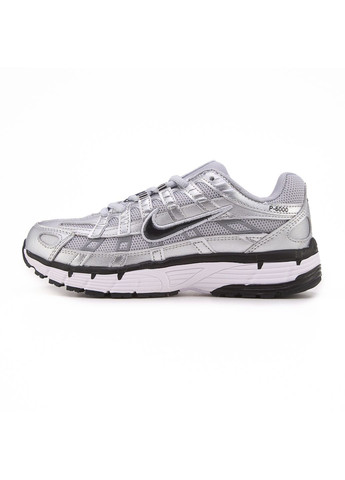 КРОССОВКИ ЖЕНСКИЕ NIKE P6000 WHITE SILVER НАЙК П-6000 No Brand белые демисезоны (367177656)