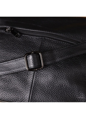 Сумка крос-боді через жіноче плече з натуральної шкіри середня Чорний 38361 Vintage (355245204)