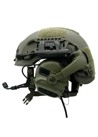 Тактичні активні навушники з мікрофоном Earmor M32X Mark3 (Оливковий) No Brand (332636339)