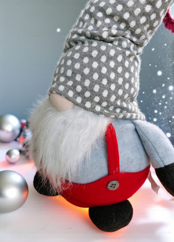 М'яка іграшка Різдвяний Гном Plush Soft 75см (7974) Livarno home (364109092)