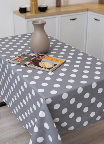 Скатерть с тефлоновым покрытием "Большой горошек" 1.8м х 1.5м Homedec - (318747205)