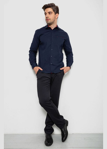 Сорочка чоловіча, колір темно-синій, Ager (336884799)