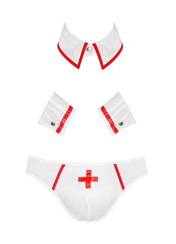 Комплект еротичної чоловічої білизни Gregory,, труси, комірець, манжети Passion (297587290)