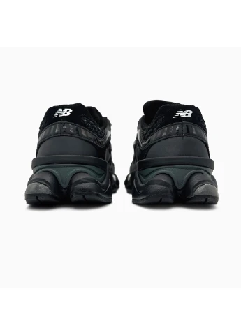 Кроссовки женские и мужские New Balance 9060 Black White | Нью Беланс 9060 черные No Brand чёрные демисезоны (376397897)