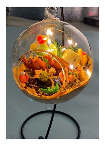 Творческий набор DIY Ночник Декор Пустынный мир в стеклянном шаре с LED-подсветкой DIY No Brand (362453002)