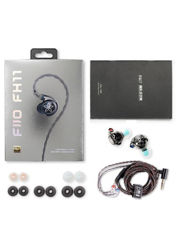 FH11 – Гібридні Hi-Fi навушники з карбоновим драйвером і преміальним дизайном Fiio (361269337)