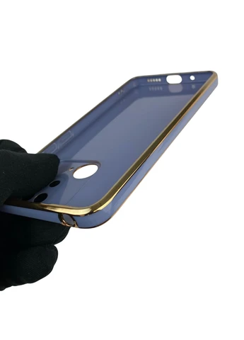 Чехол для POCO C40 с защитой камеры с золотой окантовкой на поко с40 gs1 Xiaomi (366236620)