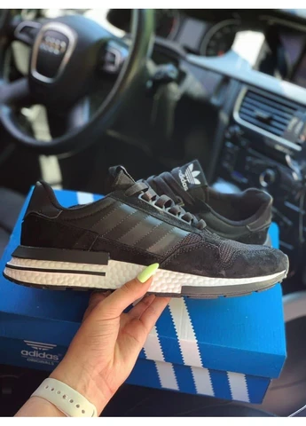 Білі літні кросівки adidas zx 500 black white 3 адідас зх 500 No Brand