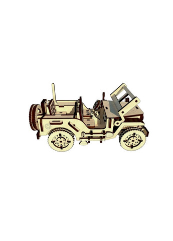 Деревянный конструктор "Willys Legend", 125 деталей 5х25х15 см Pazly (289368736)