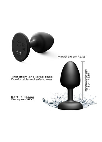 Анальная вибропробка GEISHA PLUG INFINITE M Dorcel (369949353)