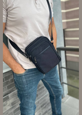 Сумка через плечо барсетка мессенджер черная мужская Rich txt 2.0 No Brand (339111540)
