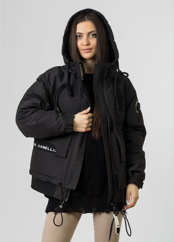 Черный Пуховик Towmy