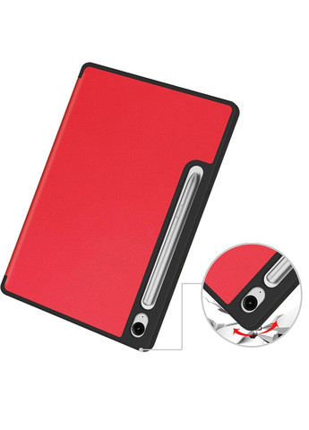 Чохол-книжка Flexible TPU Mate для Samsung Galaxy Tab S9 (SM-X710/SM-X716)/S9 FE (SM-X510/SM-X516B) Red (712531) BeCover (341491427)