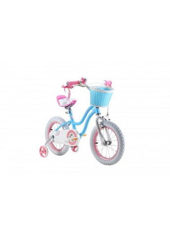 Дитячий Велосипед 2-х Колісний 16'' (від 4 до 6 років ) Little Swan Stargirl Блакитний Royal Baby (335052624)