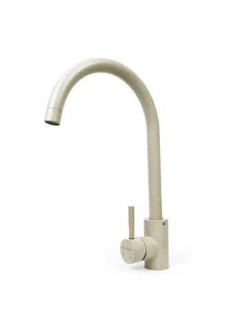 Набор кухонный Sun, искусственный камень, круглый, без крыльев, 510x200мм, чаша - 1, врезная, Avena + смеситель Adamant (370620097)