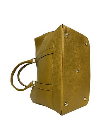 Сумка женская кожаная горчическая желтая большая (Д/Ш/В) 31/13,5/24 (см) Felicita (336377590)