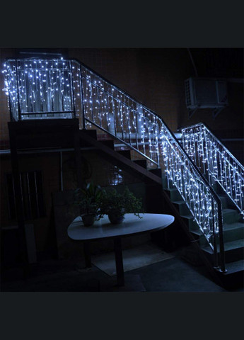 Гирлянда водопад (штора) 2 x 2 м 400 LED CL0098 Cold White Springos (322063151)