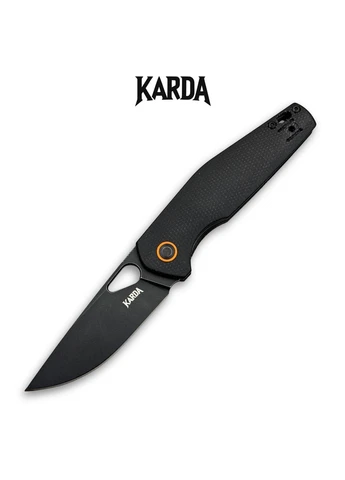 Нож складной Karda J325 Black No Brand (376892262)