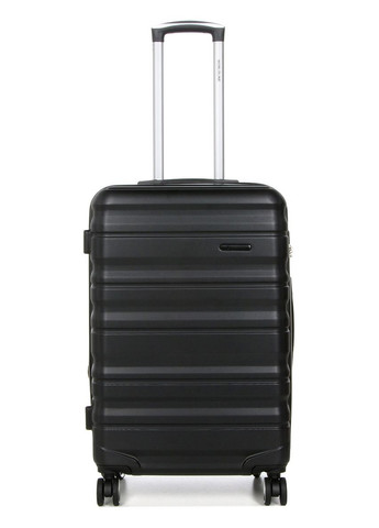 Валіза Франція середня M чорна 66х43х26(+5)см/75л/3.7кг/ 628 WORLDLINE (324802202)