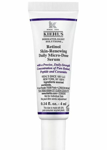 Омоложуюча сироватка для обличчя Retinol SkinRenewing Daily Micro-Dose Serum 4 мл Kiehl's (294207720)