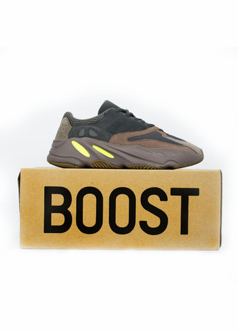 Кроссовки женские и мужские Adidas Yeezy 700 brown | Адидас Изи 700 коричневые No Brand коричневые демисезоны (307397770)