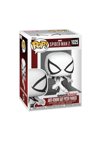 Фігурка Pop! Spider-Man 2 Game Anti-Venom Suit Peter Parker Фанко поп! Людина павук 2 Анти-Веном Пітер Паркер Funko (350350006)