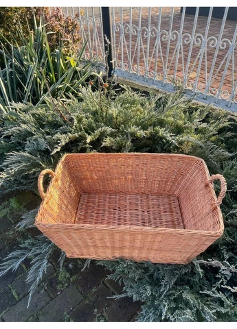 Корзина плетеная большая корзины из лозы с ручками No Brand (381469304)