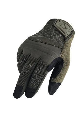 Перчатки полнопалые с защитой на липучке FQTACMI005 Песочный, М No Brand (331639529)