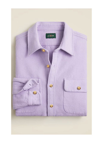 Сиреневая рубашка J.Crew