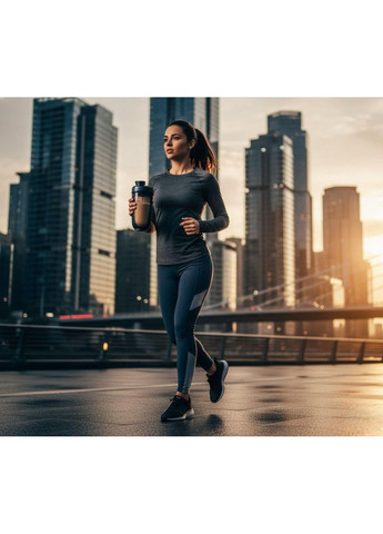 Шейкер SPORT 590 мл с антискользящим покрытием и дизайном No Brand (336184257)