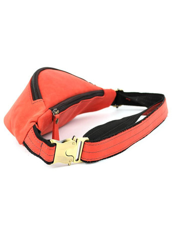 Шкіряна сумка на пояс бананка LIMARY Lim-035RR червона No Brand (329445009)