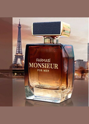 Тестер пробник чоловічої парфумованої води Monsieur 1.4 мл Farmasi (322287104)
