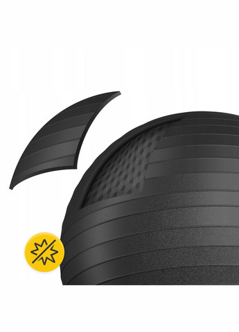 Мяч для фитнеса (фитбол) 85 см Anti-Burst Black () 4FIZJO P-5907222931516 (345714707)