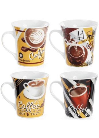 Кружка порцелянова "Coffee makes you friendly" 375мл Bona (372170776)