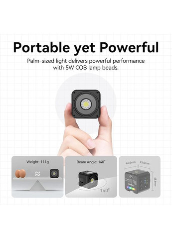 Відеосвітло L3 RGB COB Fill Light (UV-L052GBB1 L3 RGB) (L052GBB1) Ulanzi Vijim L3 RGB (372840869)