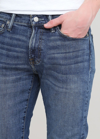 Синие демисезонные джинсы athletic skinny af8159m Abercrombie & Fitch