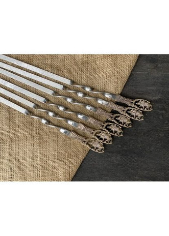 Набор шампуров Люкс в колчане с вилкой Кабан 7 предметов 47330097 NB Art (346531175)