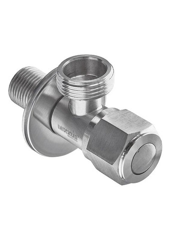 Кран для підключення сантехприладів VAL-07-1/2x3/4 з нерж.ст.SUS304 (УПАКОВКА БЛІСТЕР) (MI6057) Mixxus (322005793)