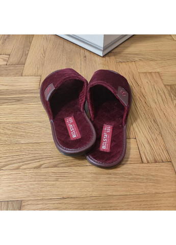 Бордовые женские тапочки тапочки женские комнатные тапки женские белста велюровые тапочки красивые модные Белста