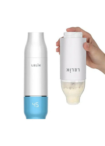 Подогреватель для бутылочек беспроводной аккумуляторный с дозатором смеси 3 режима работы 70х70х246 мм (477914-Prob) Голубой Unbranded (300914677)